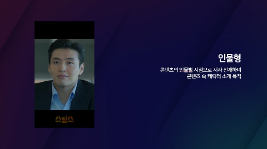 숏폼 콘텐츠 인물형 포맷. KT 제공